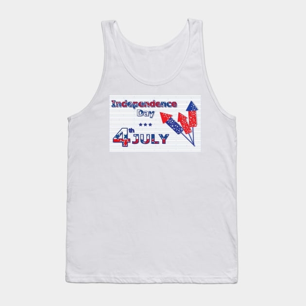 4th July Tank Top by creativityrunsfree